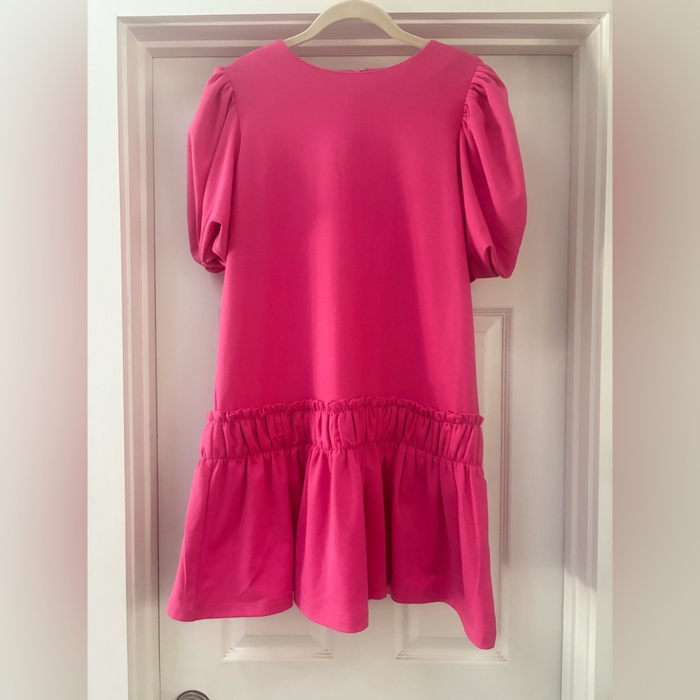English Factory Pink Puff Sleeve Dress
